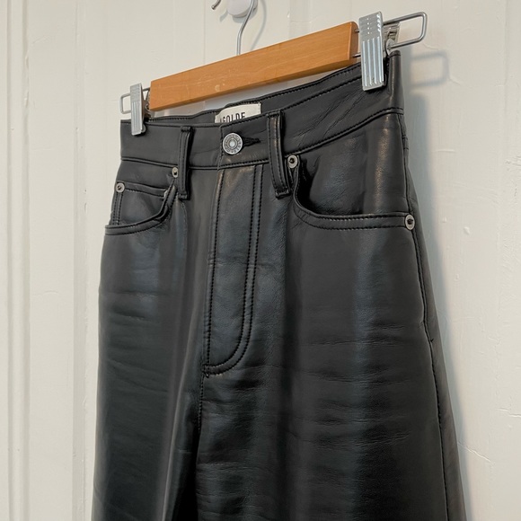 AGOLDE Recycled Leather Fitted '90s Pants - Picture 11 of 16